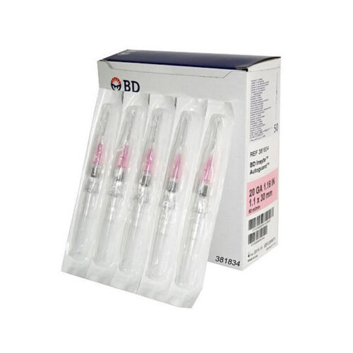 AGO CANNULA PERIFERICO EV BD INSYTE 20G x30mm - 381234 conf. 50 pz.