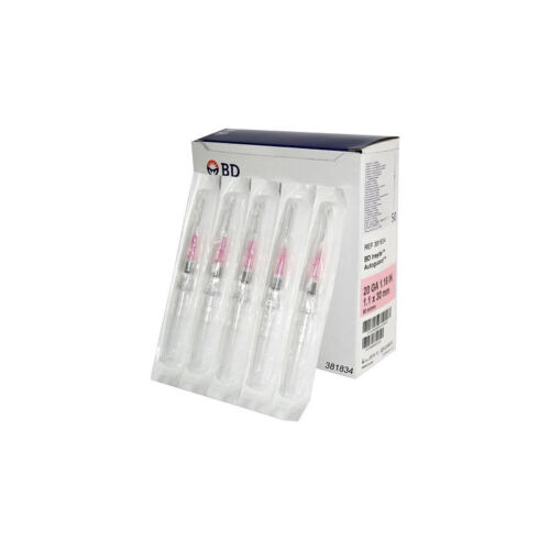 AGO CANNULA PERIFERICO EV DI SICUREZZA BD INSYTE AUTOGUARD 20G x30mm - 381834 conf. 50 pz.