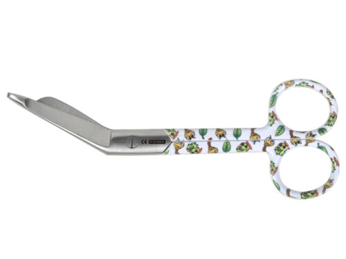 FORBICI IN ACCIAIO INOX PER BENDE - fantasia bruco - 14 cm
