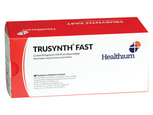 SUTURA ASS. TRUSYNTH FAST calibro 3/0, curva 3/8, ago 19 mm - 45 cm - incolore conf. 12 pz.