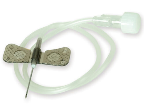 Set Infusione Standard 22G – Sterile con Ago Acciaio Inox e Tubo PVC 30 cm (Conf. 100 pz)