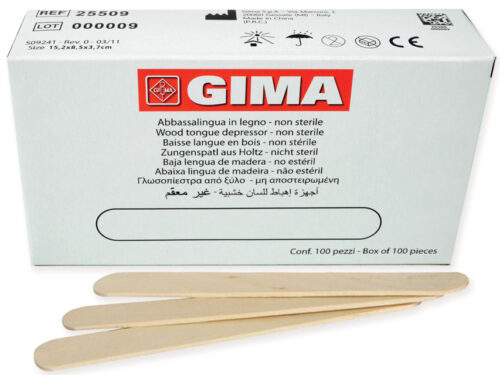 ABBASSALINGUA LEGNO NON STERILI conf. 100 pz.