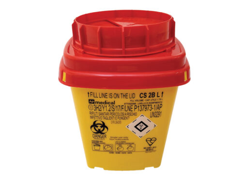 CONTENITORE RIFIUTI TAGLIENTI LINEA CS - 2 litri conf. 60 pz.