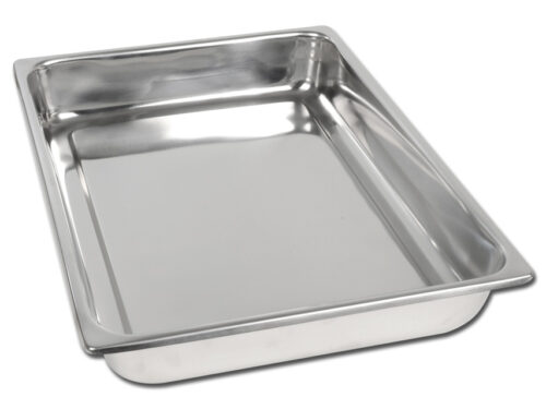 VASSOIO ACCIAIO INOX 440x320x64 mm