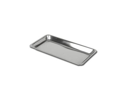 VASSOIO DENTALE ACCIAIO INOX 208x109x15 mm