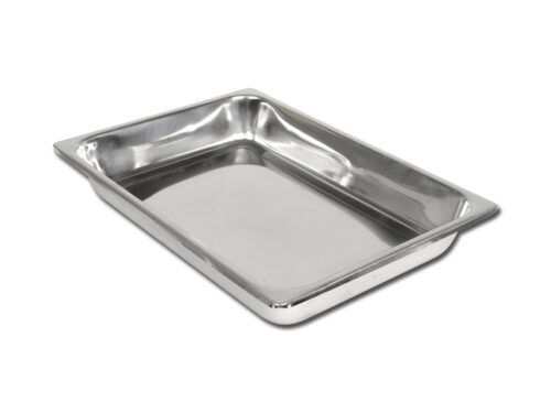 VASSOIO ACCIAIO INOX 355x254x50 mm