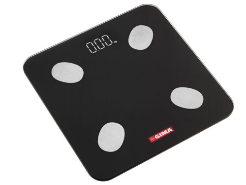 Bilancia Body Fat GIMAfit con App GIMA e Bluetooth – Nera