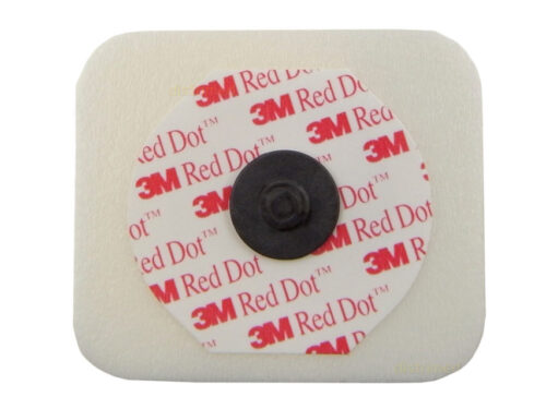 Elettrodi Foam 3M Red Dot 2570 – 4 × 3,5 cm per Monitoraggio ECG (Conf. 50 pz)
