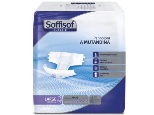 PANNOLONI SOFFISOF CLASSIC - incontinenza forte - large conf. 60 pz.