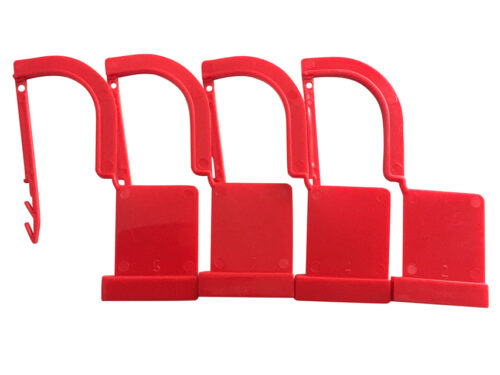 SIGILLO IN PLASTICA - rosso conf. 100 pz.