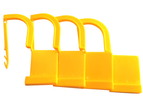 SIGILLO IN PLASTICA - giallo conf. 100 pz.