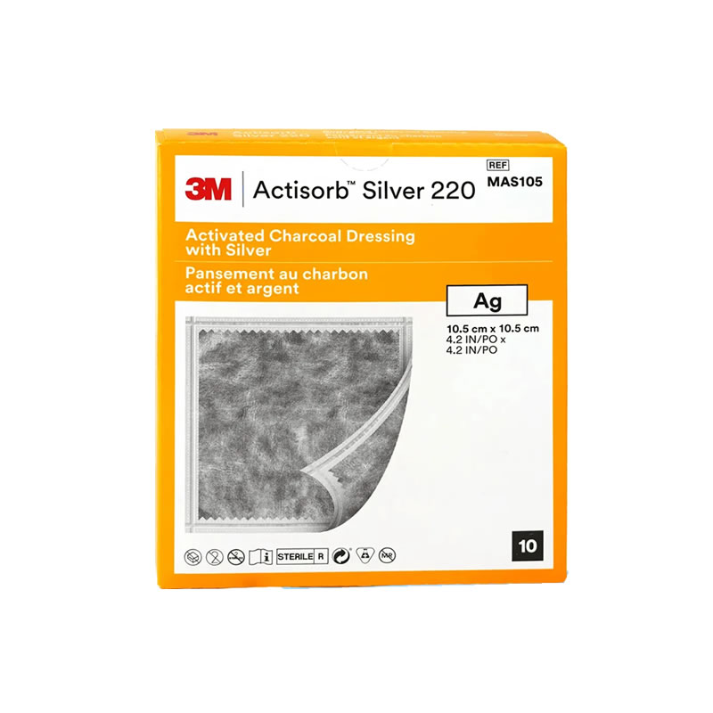 ACTISORB SILVER 220 3M 10,5x10,5 cm scatolo