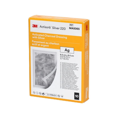 ACTISORB SILVER 220 3M 6,5×9,5 cm conf. 10 pz
