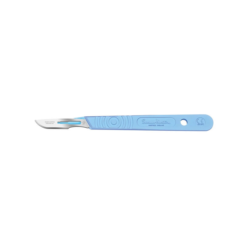 BISTURI SWANN-MORTON LAMA INOX N.10 – sterile conf. 10 pz