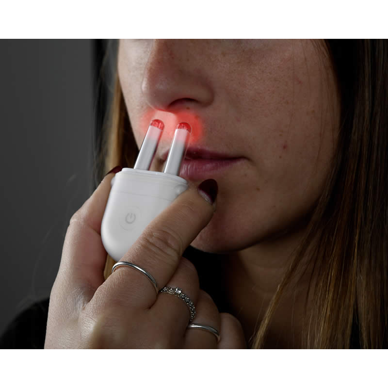 DISPOSITIVO DI FOTOTERAPIA PER LA RINITE uso