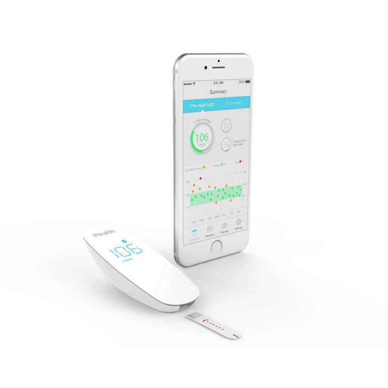 GLUCOMETRO iHEALTH BG5 – senza strisce