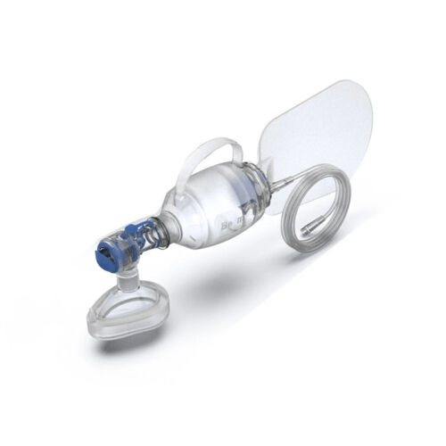 KIT PALLONE RIANIMATORE IN SILICONE con mascherine N. 3 – pediatrico