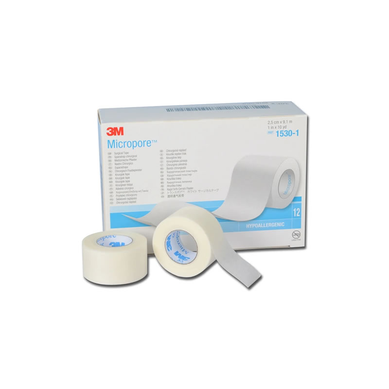 MICROPORE 3M – h 25 mm x 9,14 m 12 rotoli