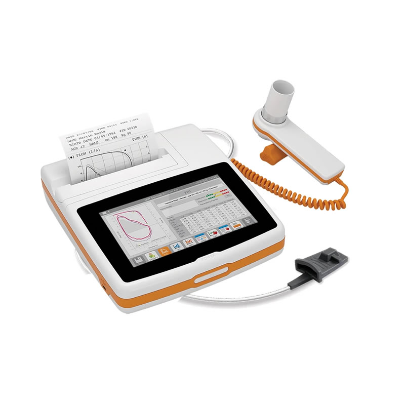 NUOVO SPIROLAB con display a colori e stampante e software + SpO2