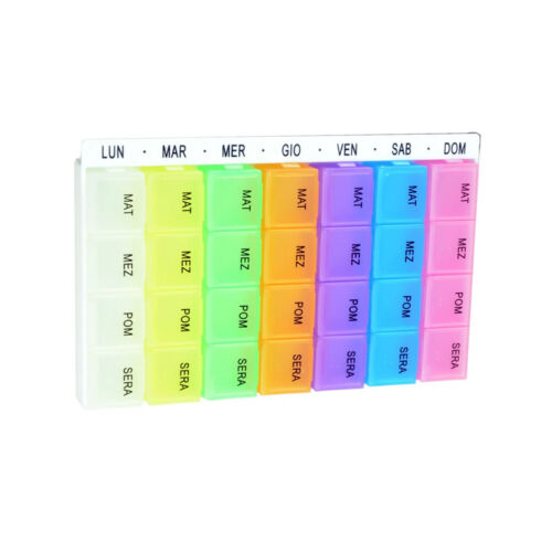 PORTAPILLOLE SETTIMANALE x4 EASY – italiano