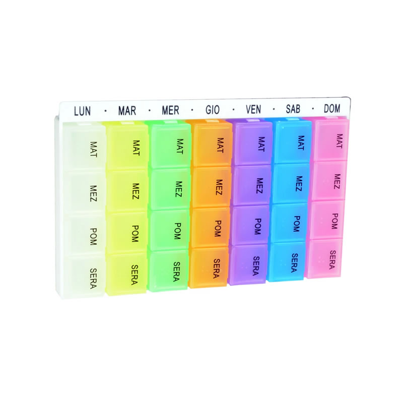 PORTAPILLOLE SETTIMANALE x4 EASY – italiano