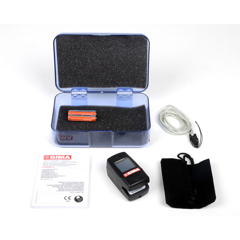 PULSOXIMETRO DA DITO A COLORI OXY 6 kit