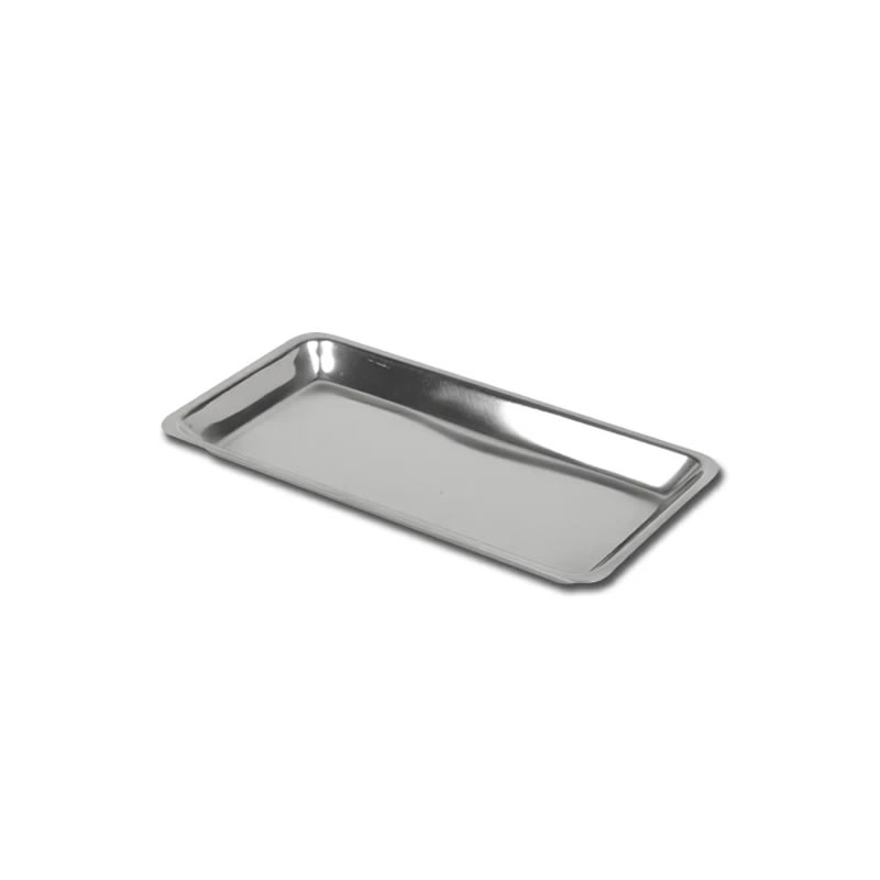 VASSOIO DENTALE ACCIAIO INOX 208x109x15 mm