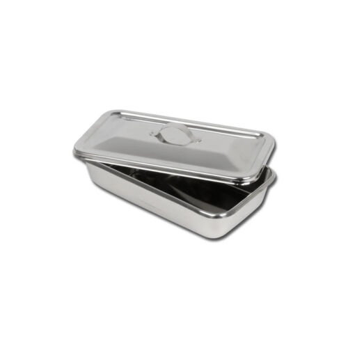 VASSOIO+COPERCHIO INOX 223x126x45 mm