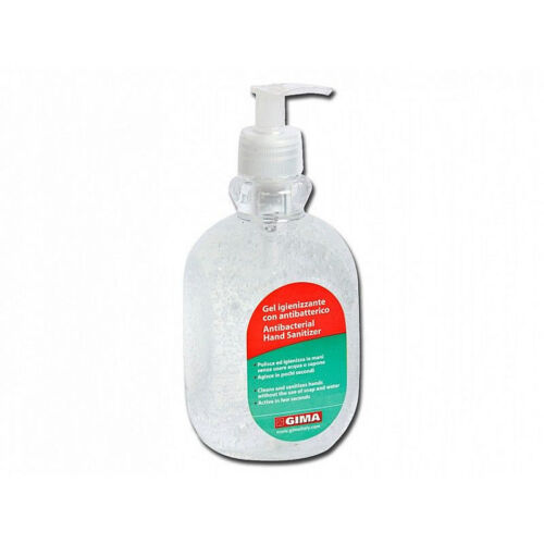GEL ANTIBATTERICO - bottiglia da 500 ml - trasparente conf. 20 pz.