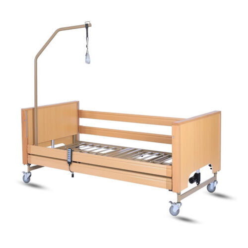 LETTO ELETTRICO A 4 MOTORI, ALTEZZA REGOLABILE 24-65 cm - 3 articolazioni - 4 sezioni