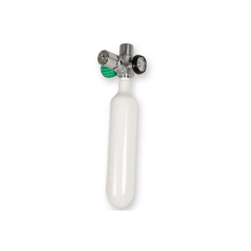 BOMBOLA OSSIGENO 0,5 l - riduttore NF - alluminio - vuota
