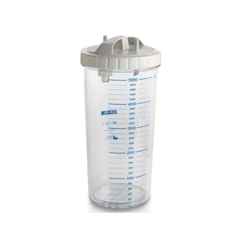 VASO 5 LITRI CON COPERCHIO - autoclavabile a 121°C