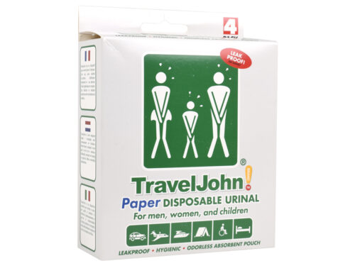TRAVELJOHN WC PORTATILE IN CARTA - 800 cc conf. 4 pz.