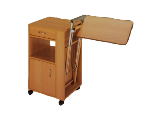 COMODINO IN LEGNO ad altezza regolabile per codici 27672/3