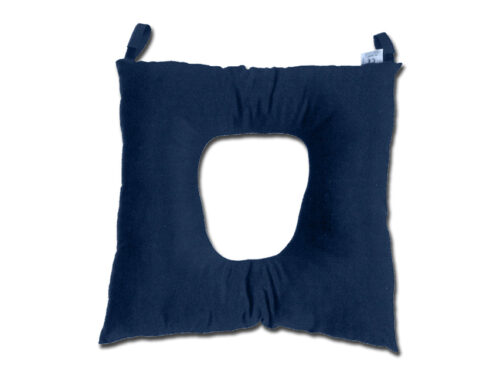 CUSCINO SAGOMATO CON FORO - in fibra cava 100% cotone