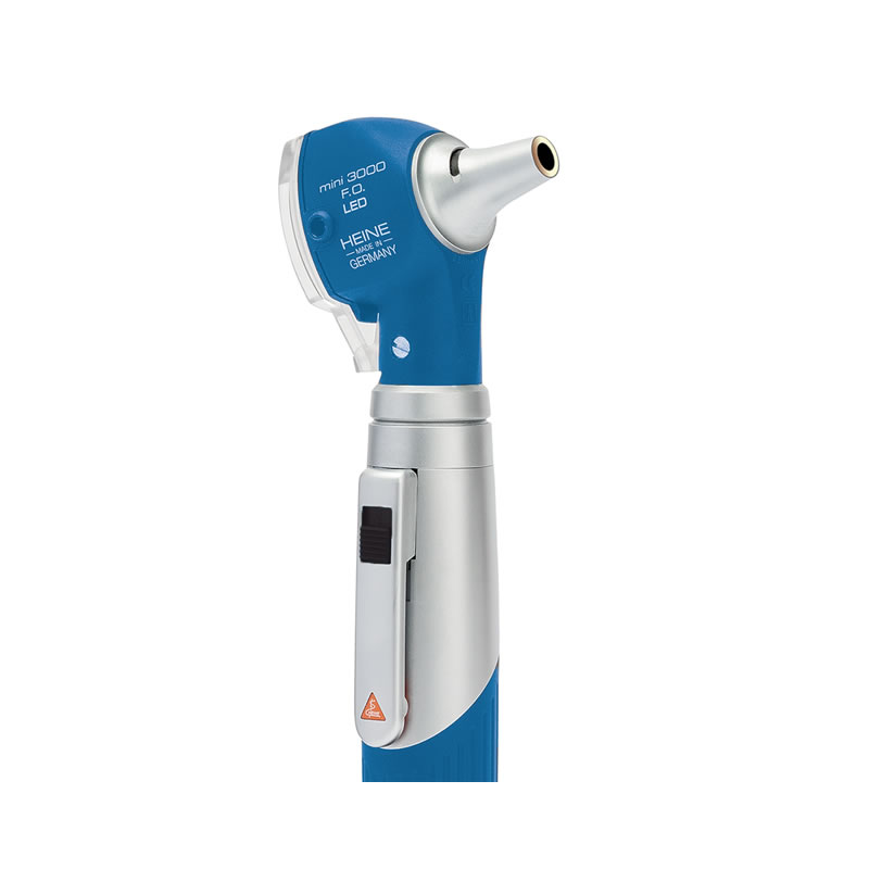 OTOSCOPIO HEINE MINI 3000 LED A F.O. con speculum riutilizzabili e astuccio - blu - D-885.20.021 - immagine 3