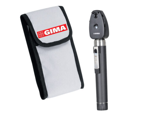 OFTALMOSCOPIO F.O. SIGMA - 2,5V - LED - professionale con borsetta morbida diagnostica oculistica