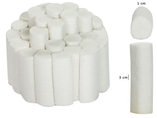 RULLI DENTALI COTONE (10 scatole da 1.000) conf. 10000 pz.