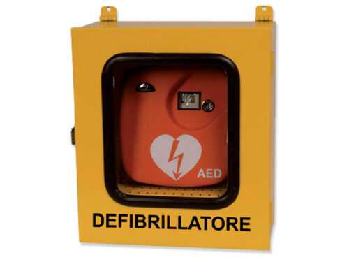 ARMADIETTO PER DEFIBRILLATORI CON ALLARME - uso esterno