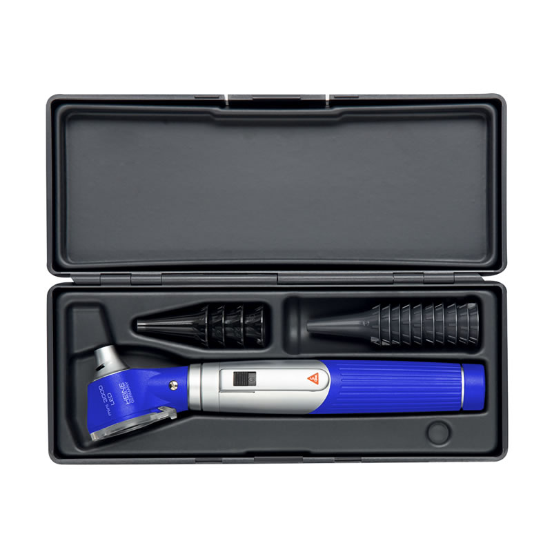 OTOSCOPIO HEINE MINI 3000 LED DIRECT con speculum riutilizzabili e astuccio - blu - D-856.20.021 - immagine 4