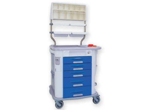CARRELLO AURION MEDICAZIONE - blu
