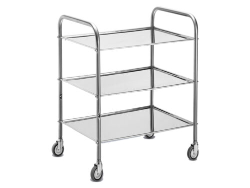 Carrello Lancart GIMA 60x40x80 cm in acciaio inox con 3 ripiani professionale