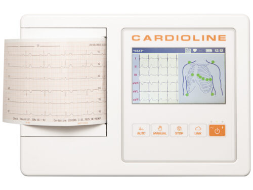 CARDIOLINE ECG100L FULL (Glasgow + EsayApp) - schermo a colori touch da 5"
