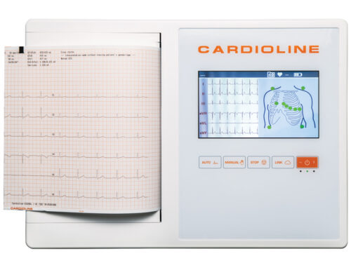 CARDIOLINE ECG200L FULL (Glasgow + EasyApp) - schermo a colori touch da 7"