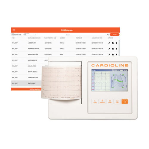 CARDIOLINE ECG100L GLASGOW – schermo a colori touch
