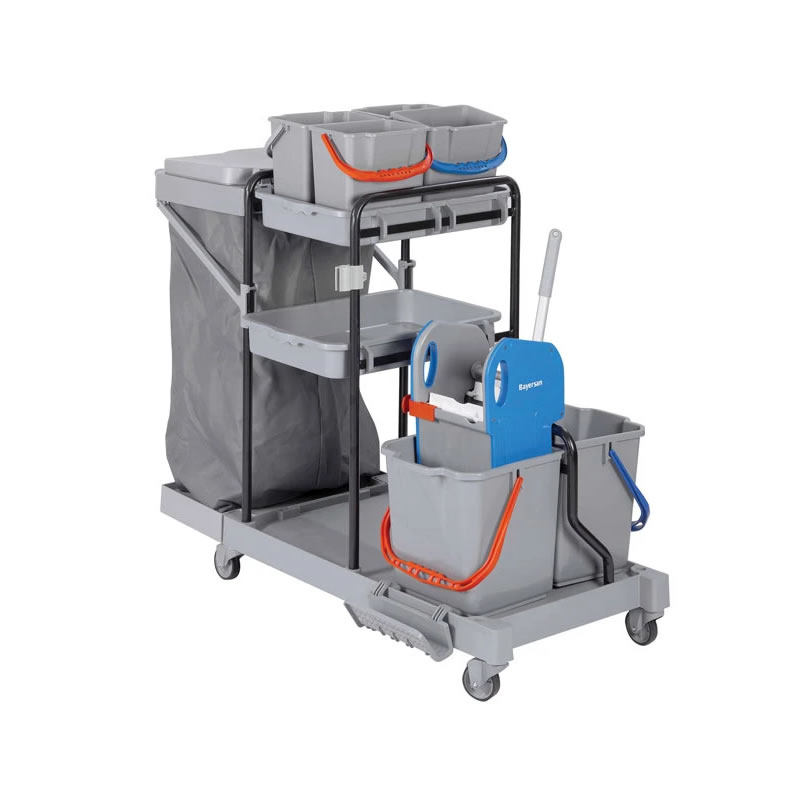 CARRELLO PER PULIZIE MULTIFUNZIONALE