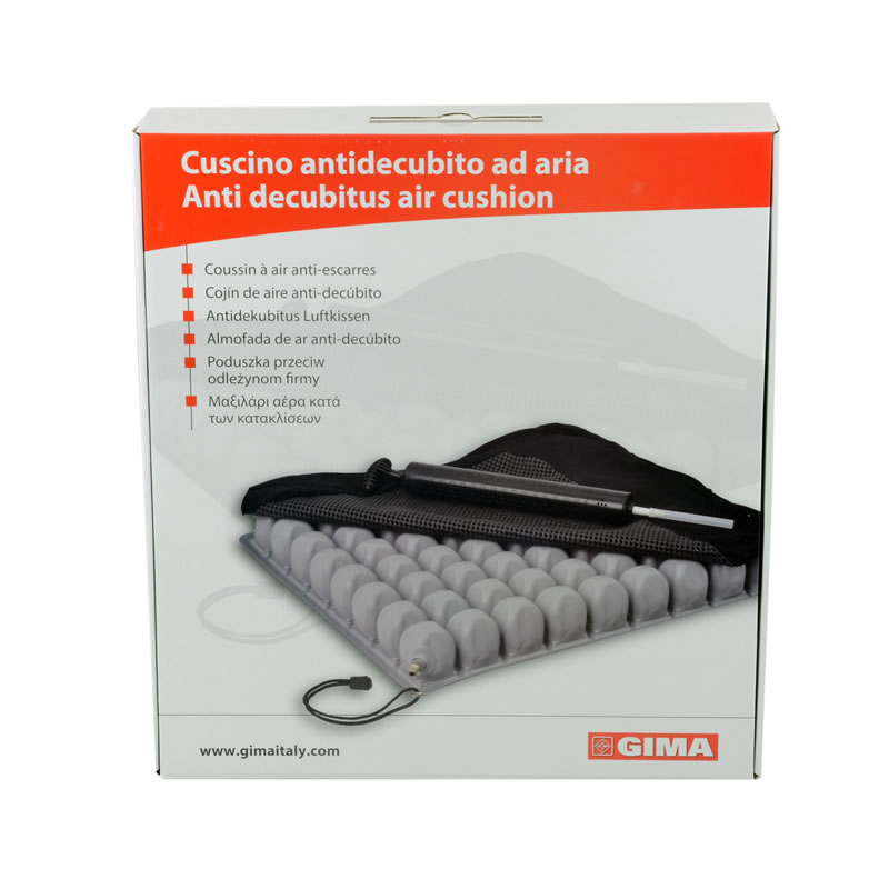 CUSCINO ANTIDECUBITO AD ARIA 40x40x6 cm
