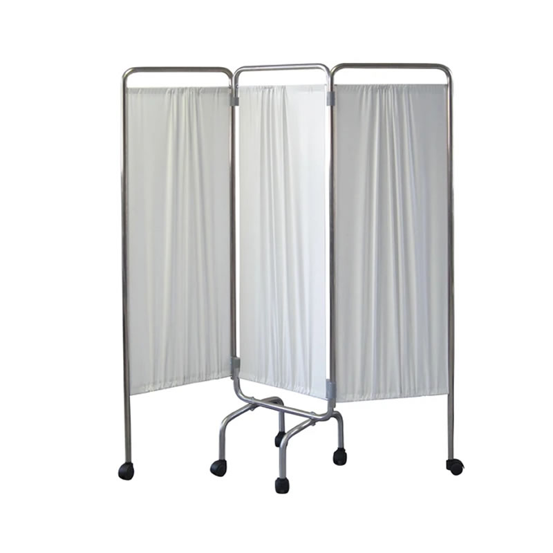 Paravento Medicale a 3 Ante con Ruote – Separatore per Ambulatori
