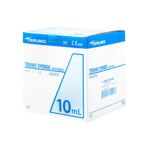 SIRINGHE CON AGO TERUMO 10 ml – 21GX 1- 2″ – MDSS10S2138E – sterili confezione 100 pz