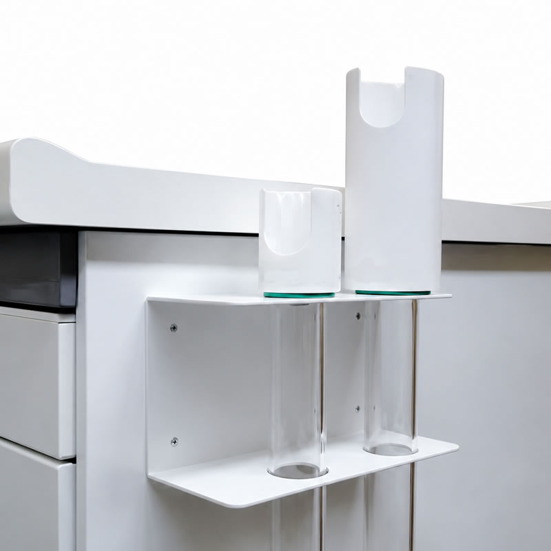 SUPPORTO ENDOSCOPI – 2 tubi plexiglass